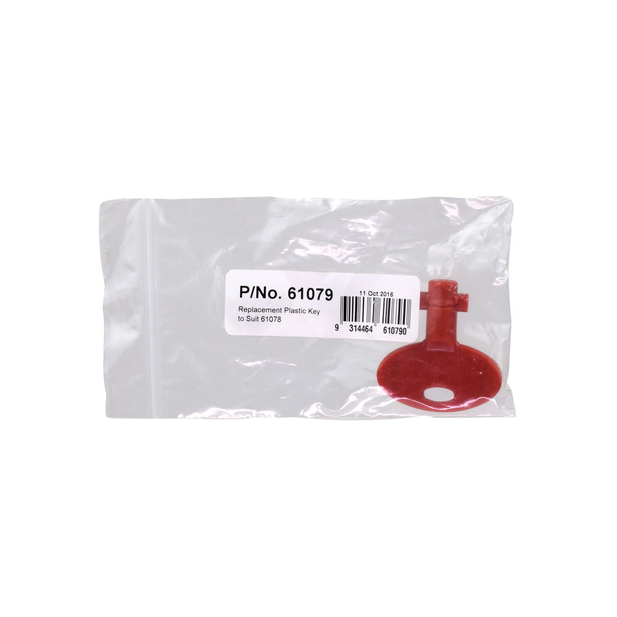 Narva Replacement Plastic Key To Suit 61078 61079