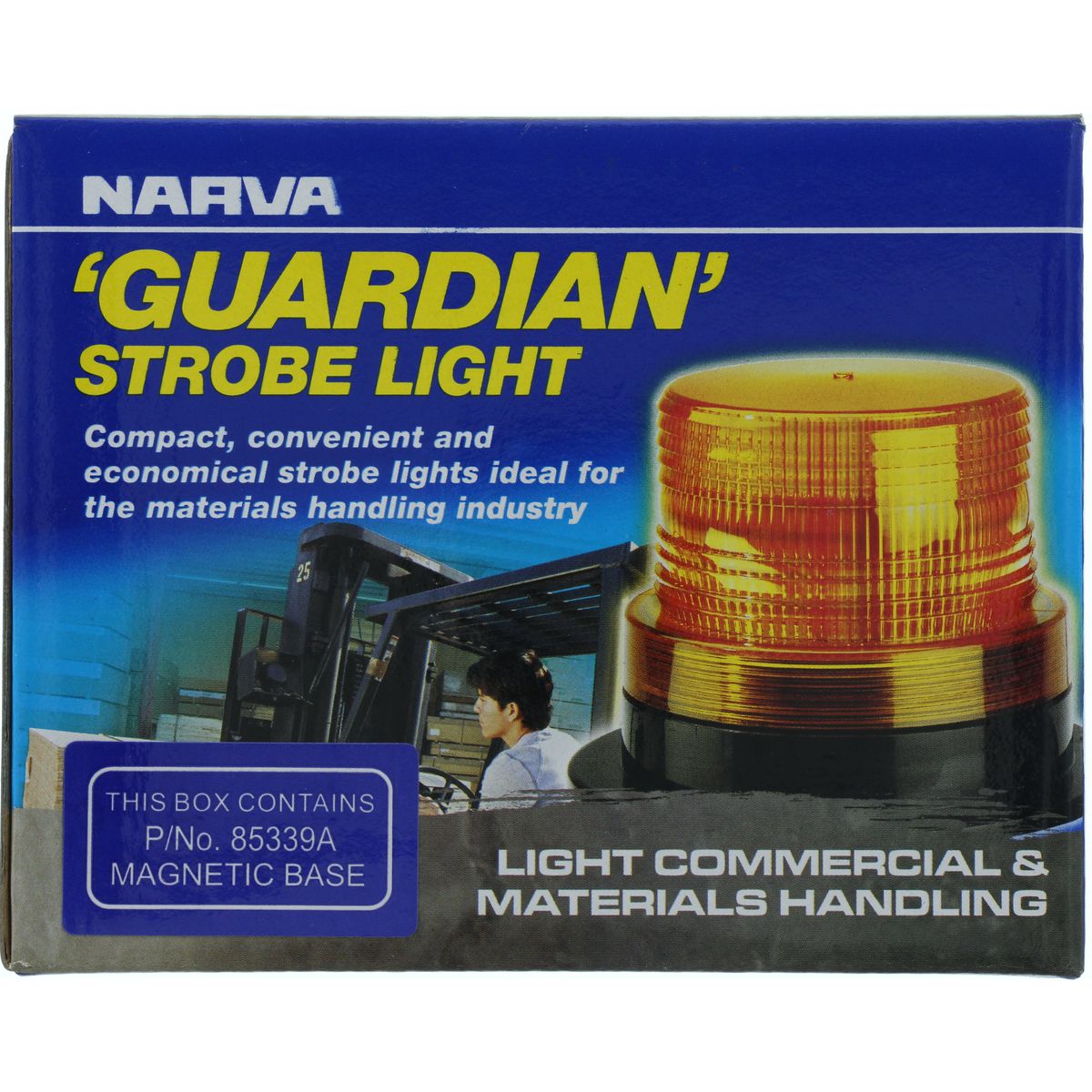 Narva Beacon Strobe Light Amber Single Flash 85339A