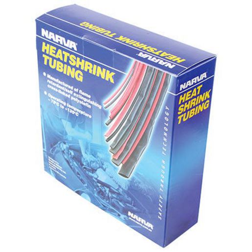 Narva Heatshrink 4.8mm x 10m Black 56614/10