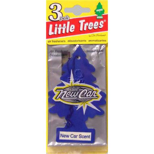 Little Trees Car Air Freshener New Car Scent 3 Pack