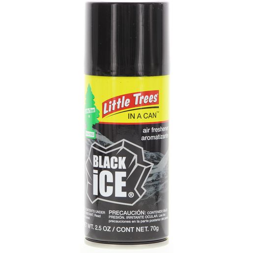 Little Trees Car Air Freshener In A Can Black Ice 70g