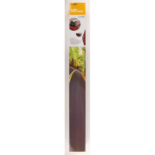 Prorack Standard Through Bar 75kg Max Aluminium Silver 135cm Pair P17