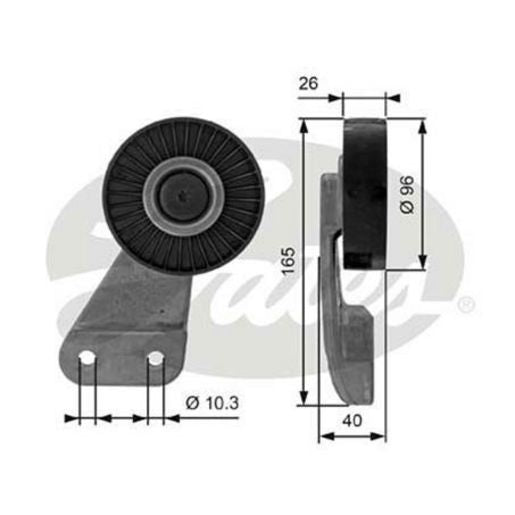 Gates Engine Idler Pulley 38461