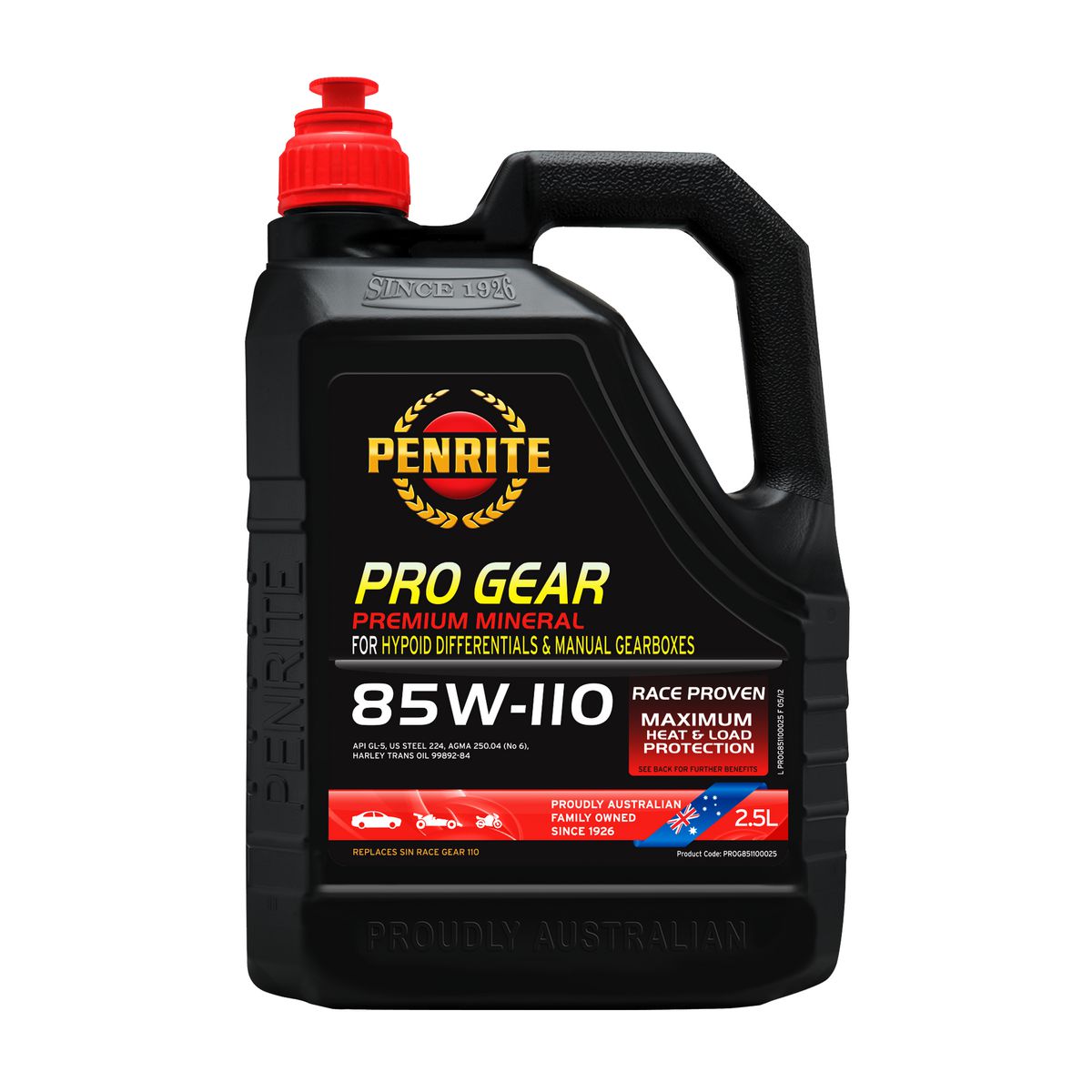 Penrite Pro Gear 80W-110 Gear Oil 2.5L