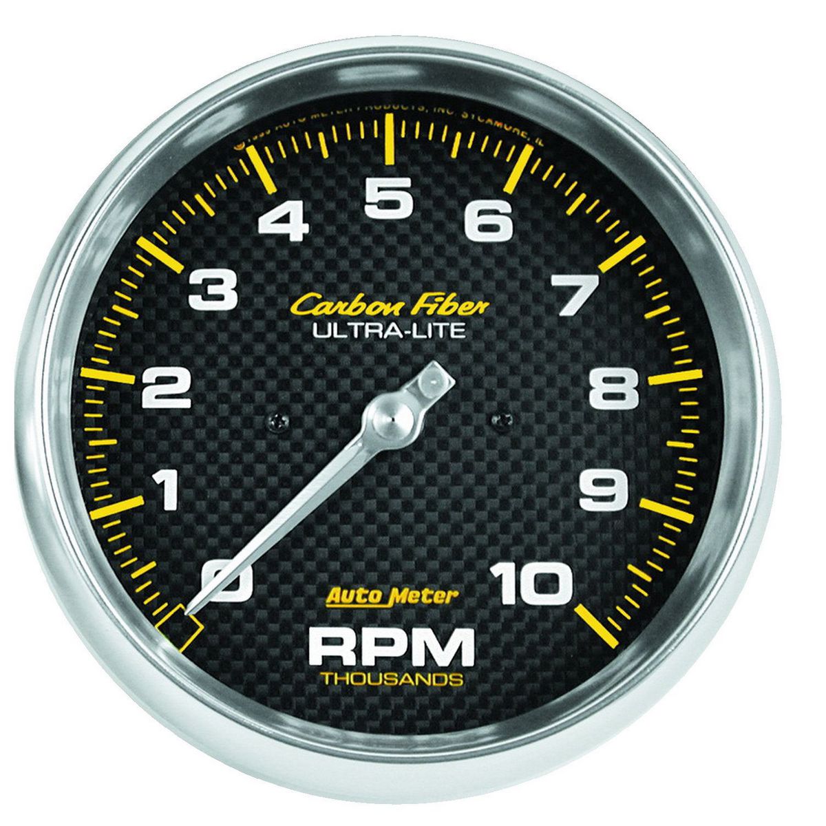 Autometer Carbon Fiber 5in Tachometer 10000rpm AU4898