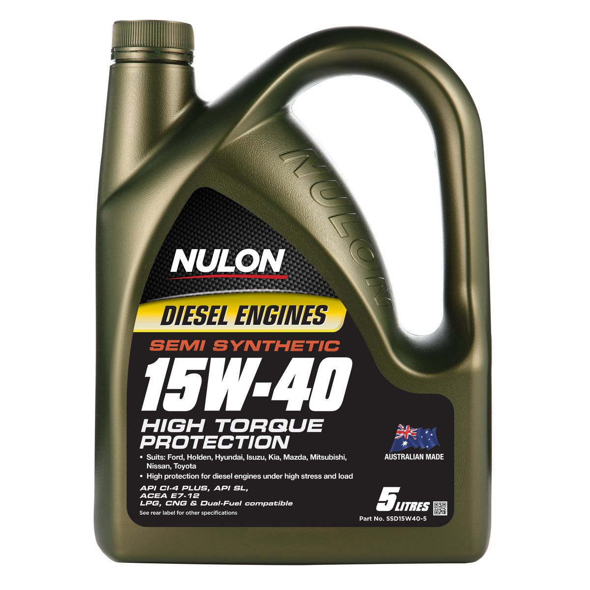 Nulon Semi Synthetic Diesel Engine Oil 15W-40 5L