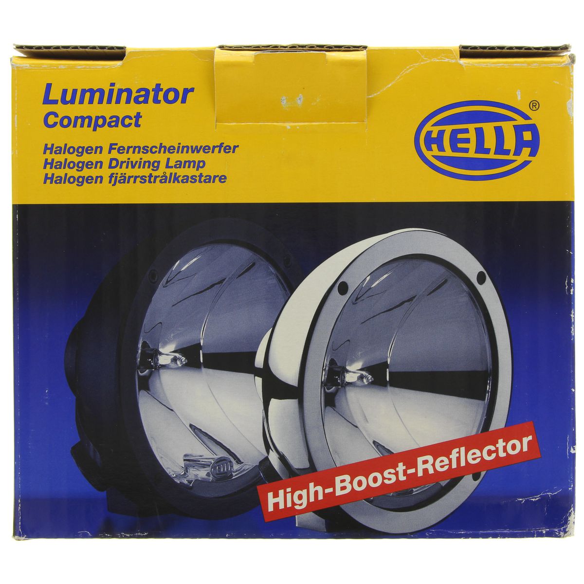 HELLA Fog Light 12V Spread Beam Black 1378