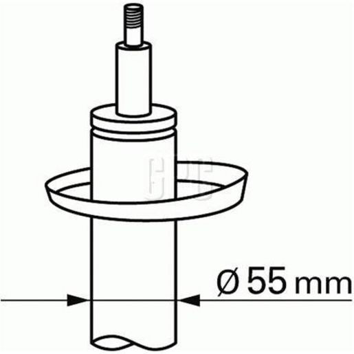 Sachs Shock Absorber Front 310 717