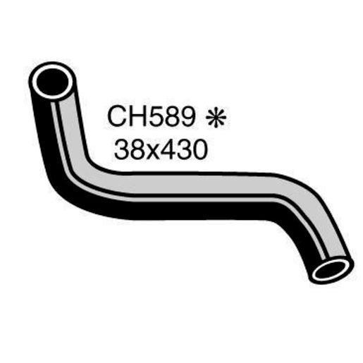 Mackay Bottom Radiator Hose CH589