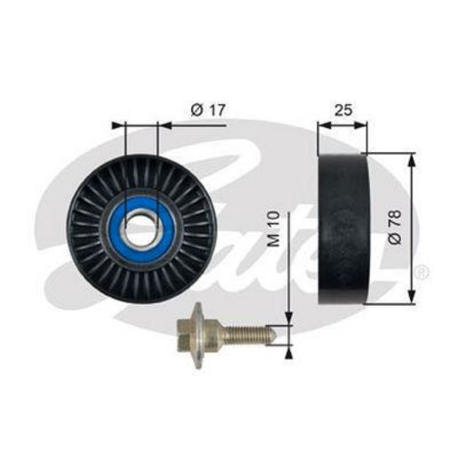 Gates Engine Idler Pulley 38055