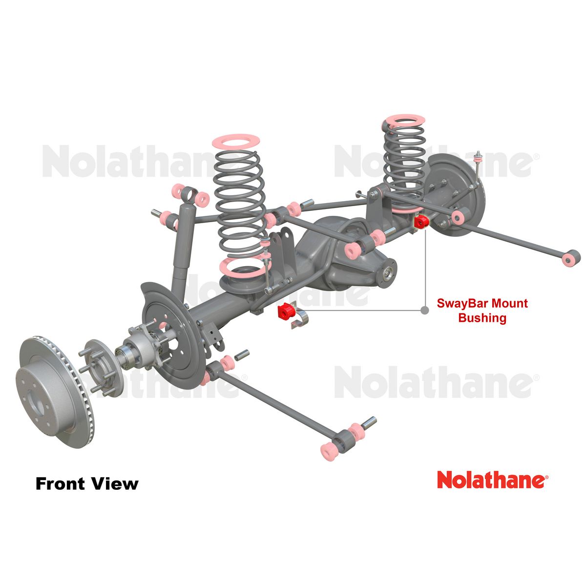 Nolathane Sway Bar Bush Kit 21.5mm 42246