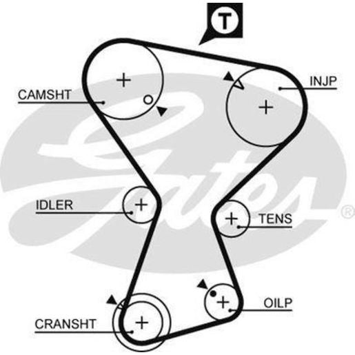 Gates Timing Belt T931