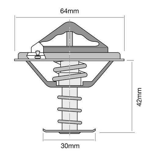 Tridon Thermostat (High Flow) TT332-180