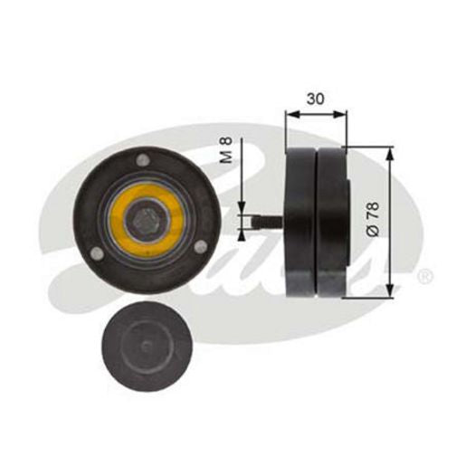 Gates Engine Idler Pulley 36236