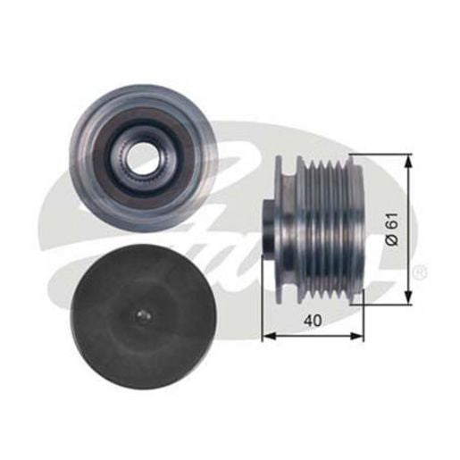 Gates Overrunning Alternator Pulley OAP7117