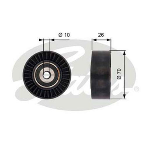 Gates Engine Idler Pulley 36393
