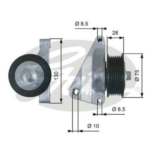 Gates Engine Idler Pulley 36422