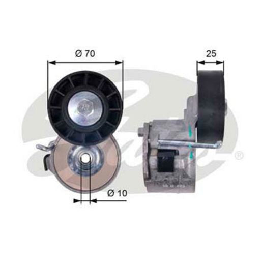 Gates Automatic Belt Tensioner 39137