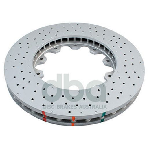 DBA T3 5000 Drilled Dimpled Replacement Brake Rotor Single Front DBA52690.1XDE