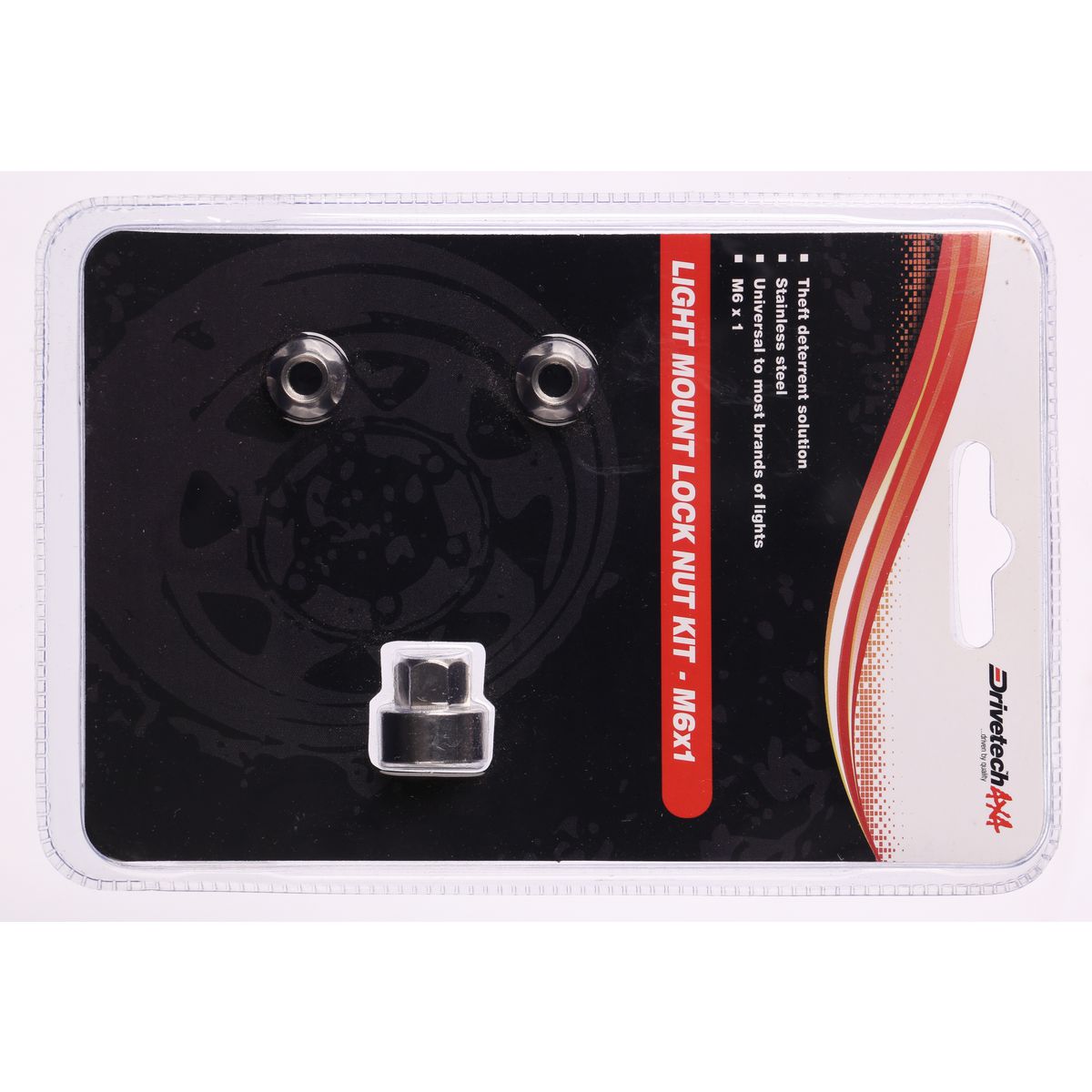 Drivetech 4X4 Light Bar Lock Nut Kit DT-LBLNM6