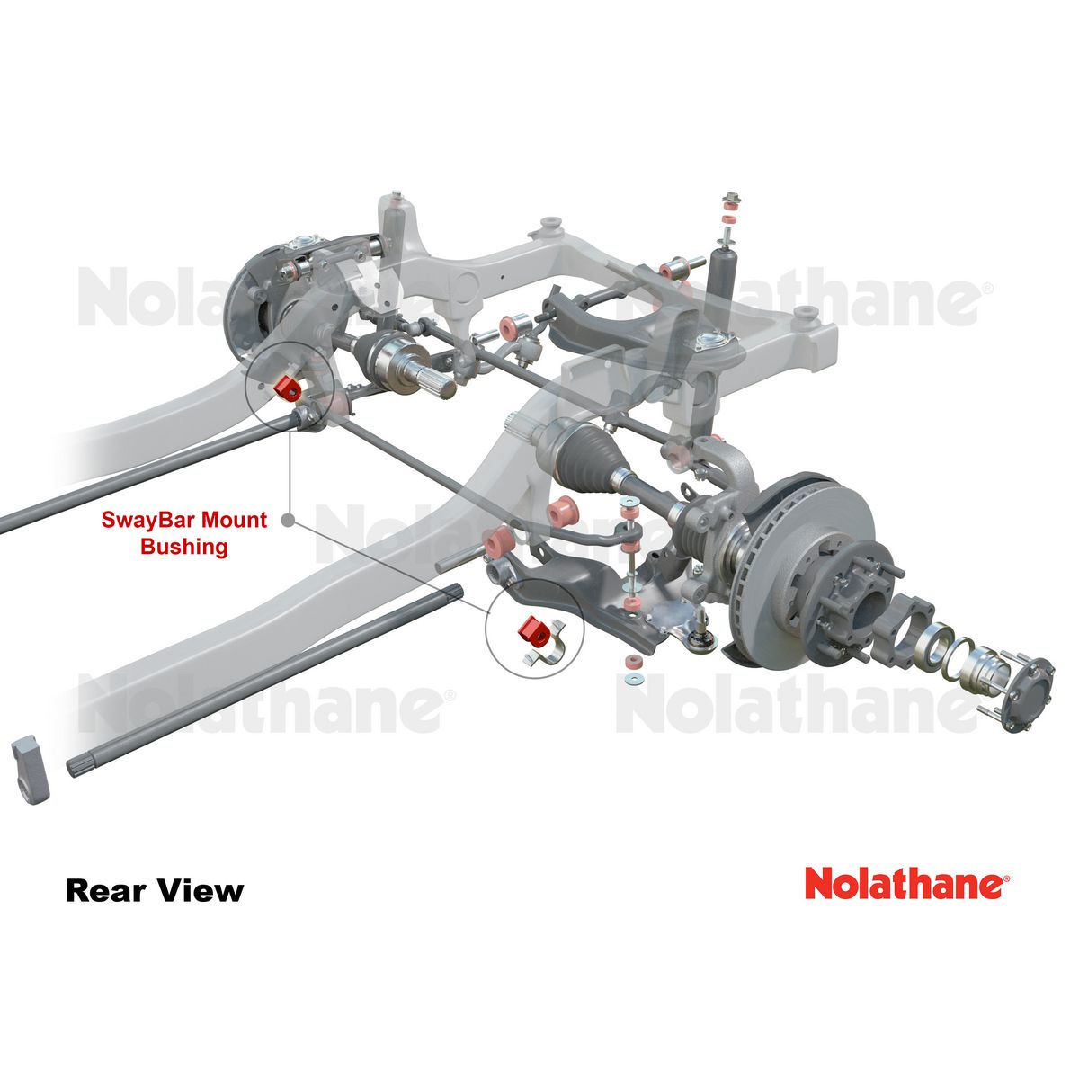 Nolathane Sway Bar Bush Kit 27mm 42241