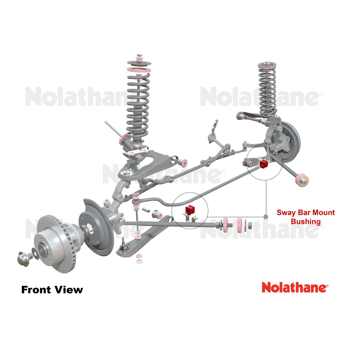 Nolathane Sway Bar Bush Kit 20mm 42293