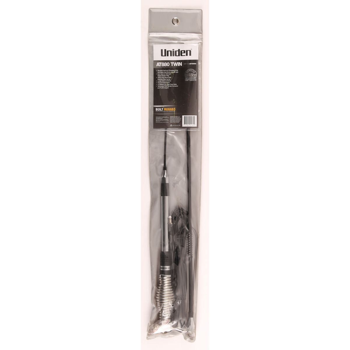 Uniden Twin Antenna UHF FME 4.5M Base & Lead AT880 TWIN