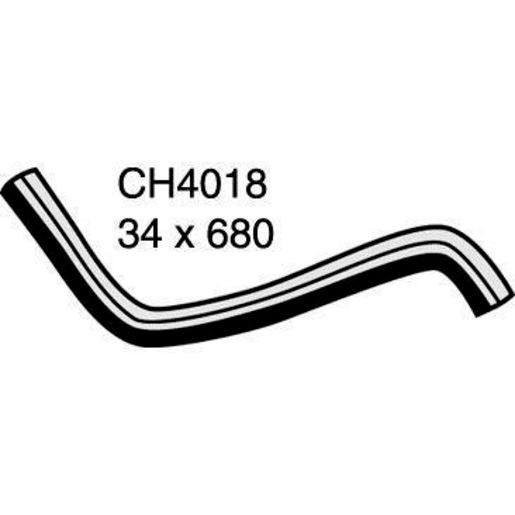 Mackay Bottom Radiator Hose CH4018