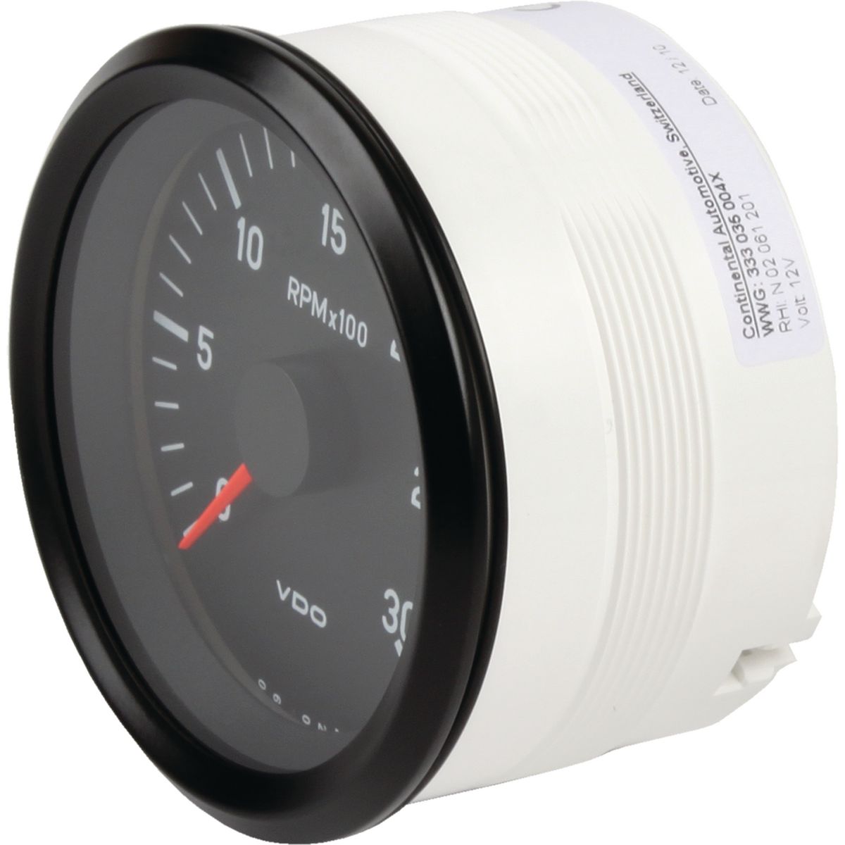 VDO Tachometer Elec 0-3000 RPM 85mm Round 12V 333035004
