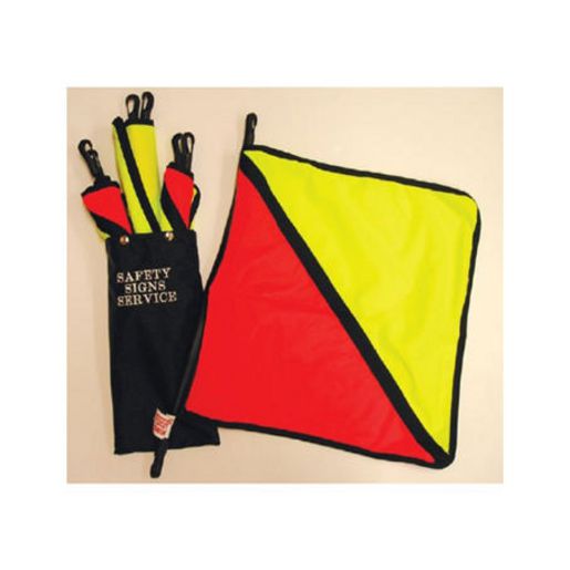 Safety Signs Flags Oversize Set Of 4 SSVH106