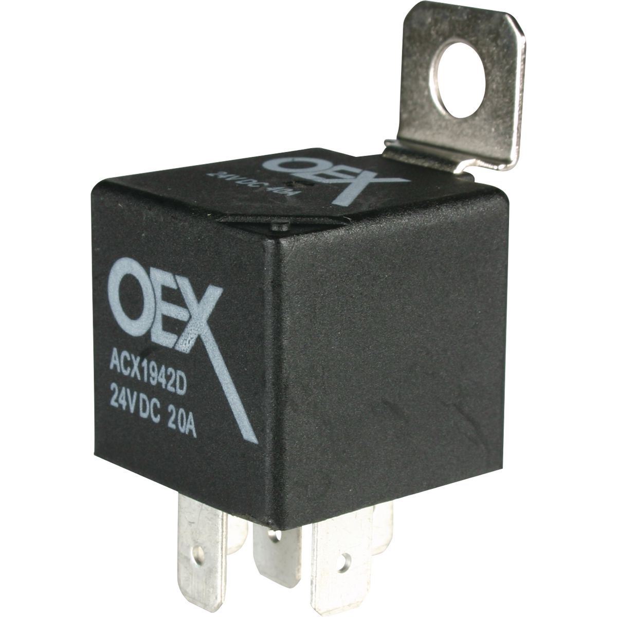 OEX Mini Relay 24V, 20A Normally Open - Diode Protected, SeaLED ACX1942DBL