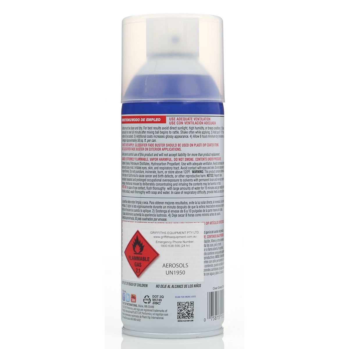 Plastibond Plasti Dip Glossifier Can 450ml 11212