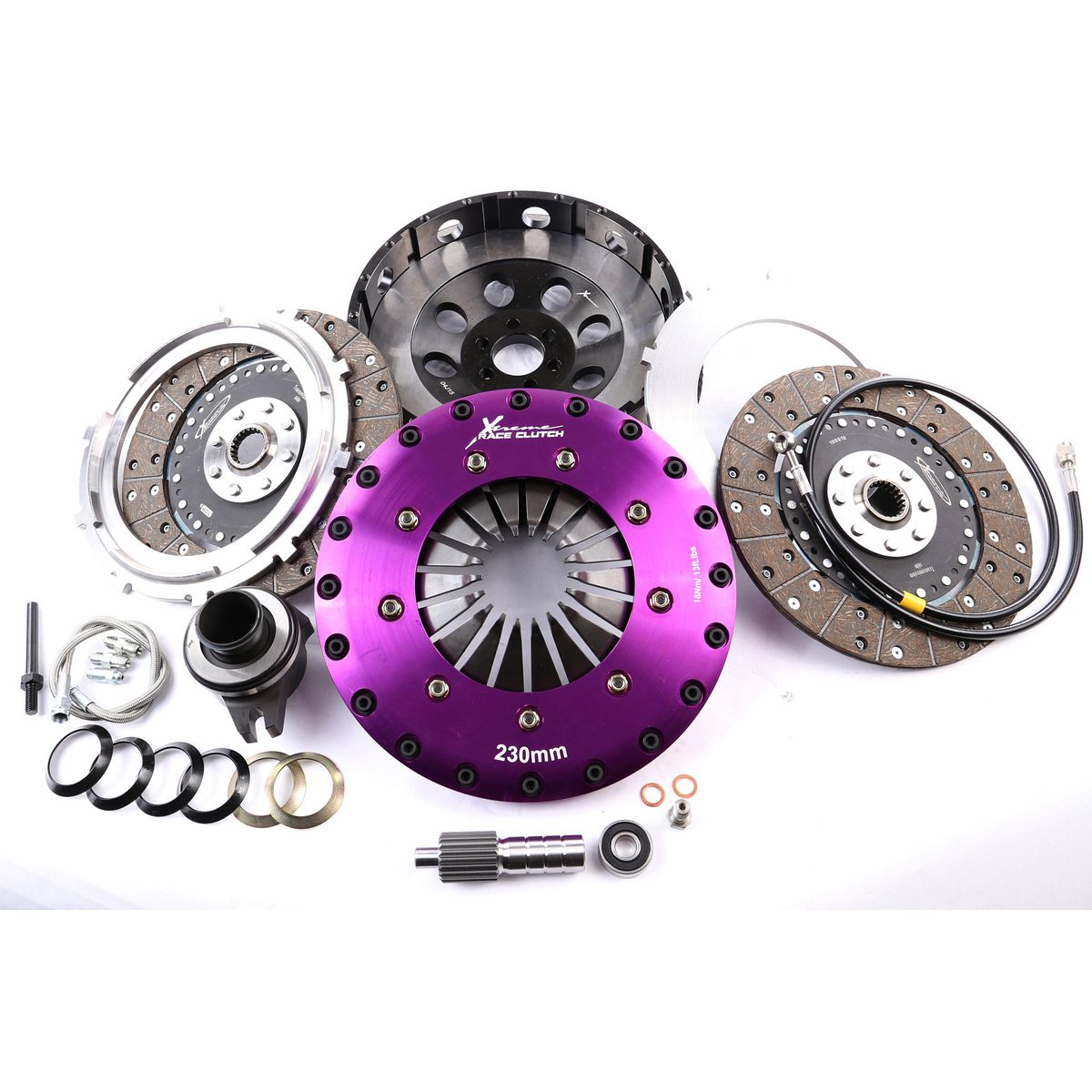 Xtreme Clutch Kit Performance Twin Solid Organic KTY23683-2G