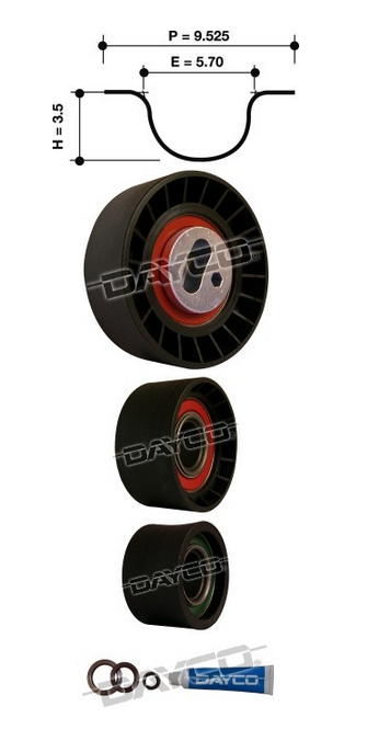 Dayco Timing Belt Kit KTBA032