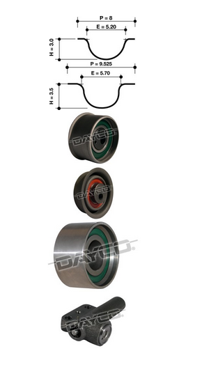 Dayco Timing Belt Kit KTBA059H