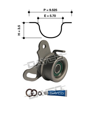 Dayco Timing Belt Kit KTBA003