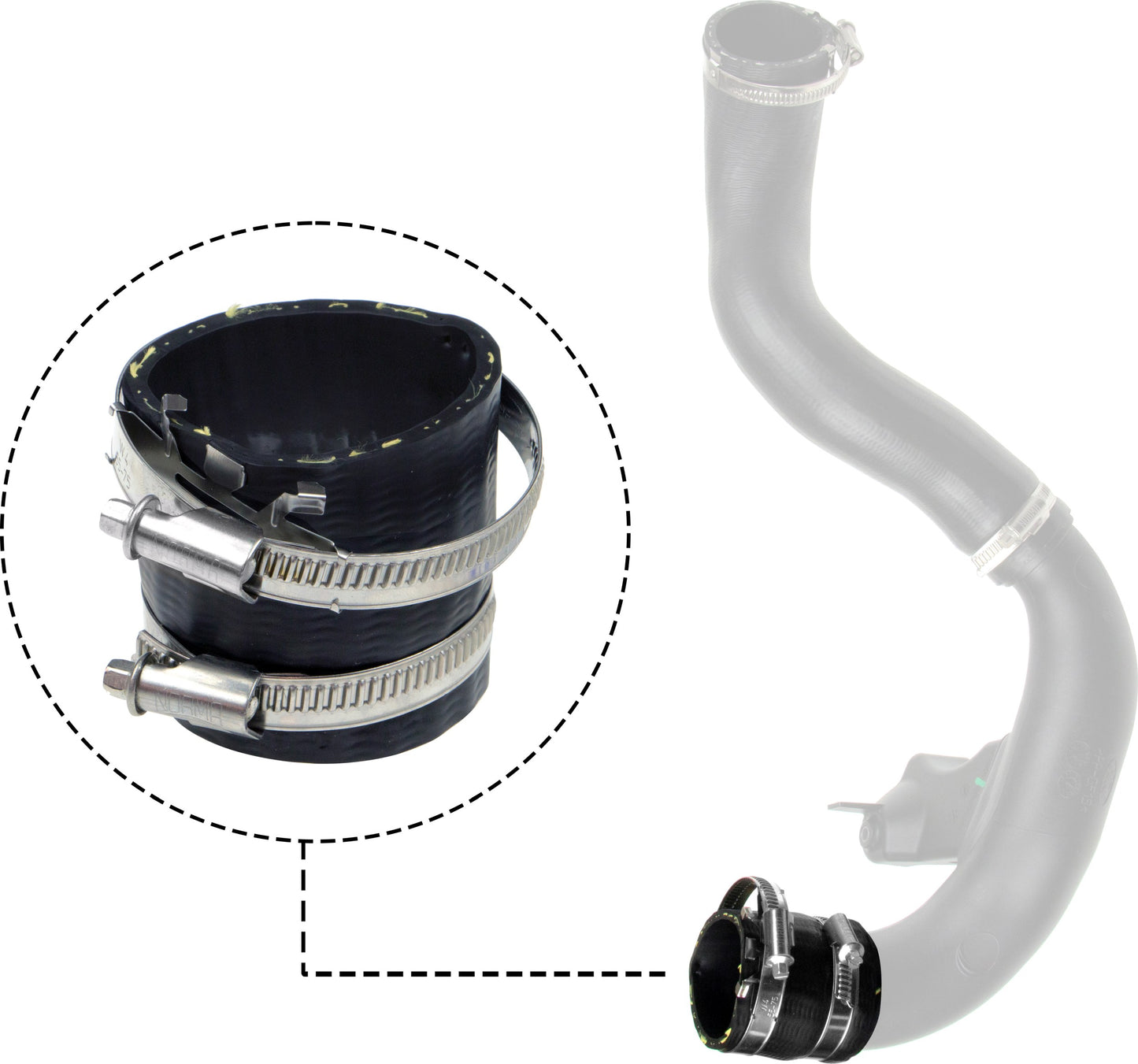 Gates Turbo Air Intake Hose 09-1499