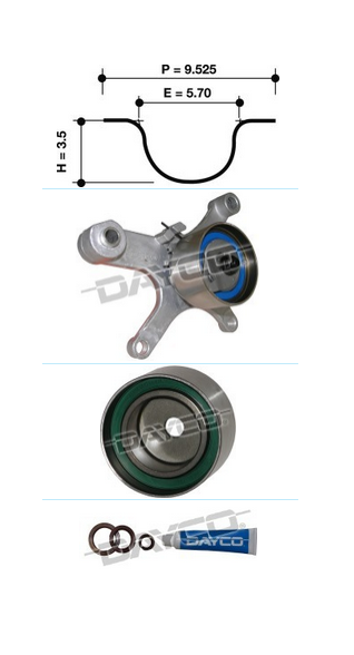 Dayco Timing Belt Kit KTBA228