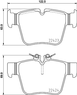 Brembo Brake Pad Set P 50 133