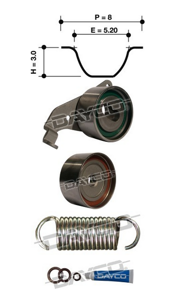 Dayco Timing Belt Kit KTBA013F