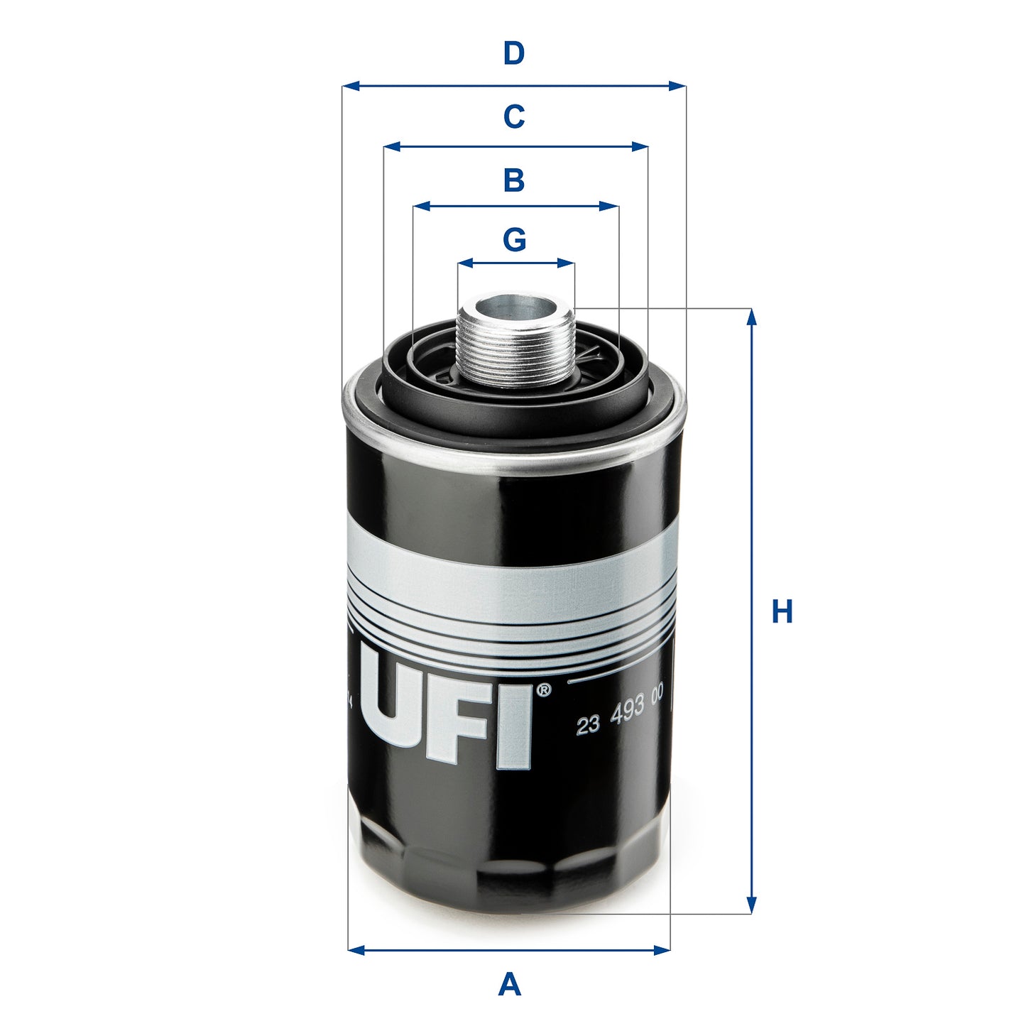 UFI Filters Oil Filter 23.493.00