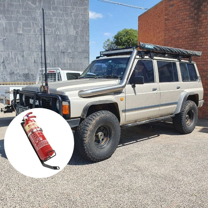 Kap Industries RH Fire Extinguisher Bracket to suit Patrol GQ - KI-PAT-GQ-RHS