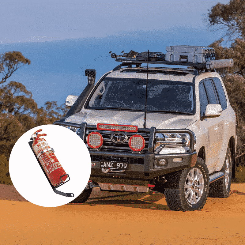 Kap Industries Fire Extinguisher Bracket to suit Landcruiser 200# - KI-LC-200
