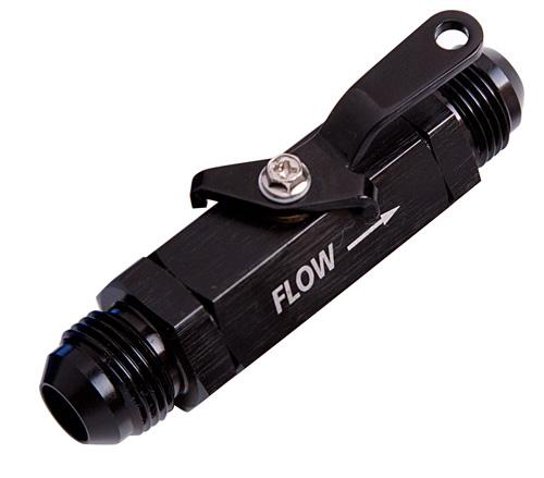 Aeroflow AF1000-12BLK Shut Off Valve -12AN Black