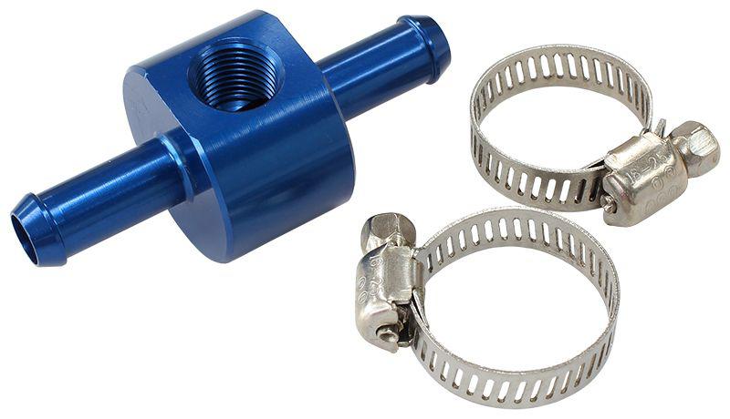 Aeroflow AF138-05 5/16"" Barb With 1/8"" Port Adapter Blue Straight