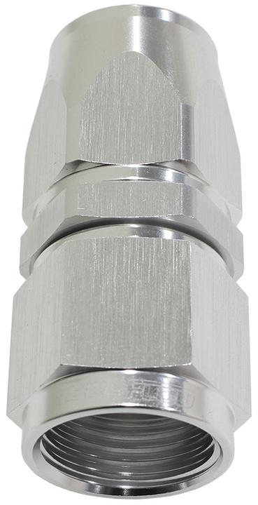 Aeroflow AF201-04DS Alloy Straight Hose End -4AN Silver Swivel Nut Suits Teflon AF201-04DS