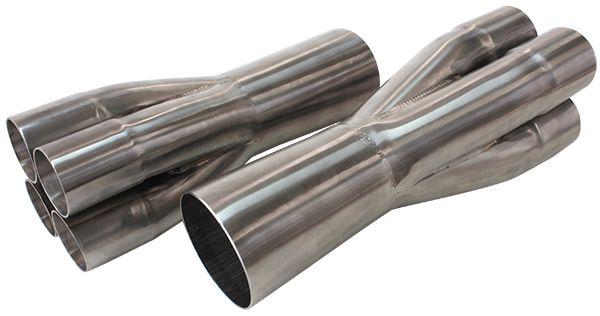 Aeroflow AF4225-400 Merge Coll 2-1/4-4"" 2-1/4"" To 4"" 304 Stainless