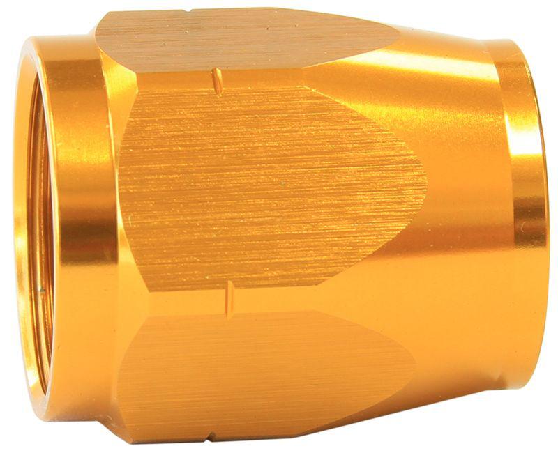 Aeroflow AF559-08DCG Gold Hose End Socket Cutter Style Fittings Only AF559-08DCG