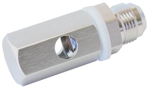 Aeroflow AF611-06 Roll Over Valve -6AN Silver Bolt In Style 2x Washer