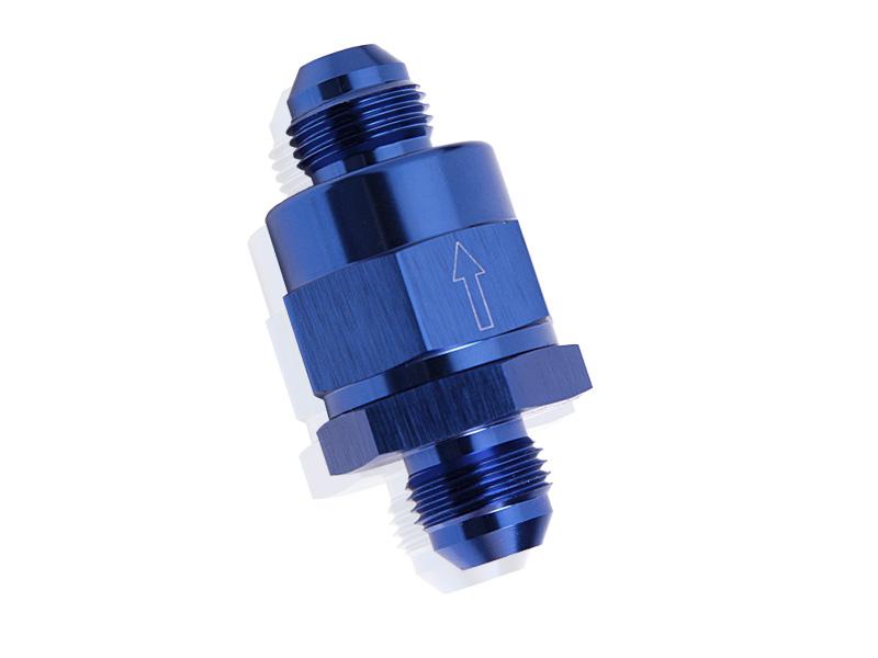 Aeroflow AF612-08 Check Valve Inline -8AN Blue / One Way Valve